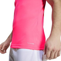 Voorvertoning: Adidas Entrada 26 Shirt Korte Mouw Heren - Roze / Wit