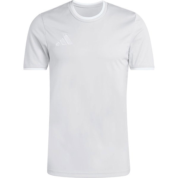 Adidas Entrada 26 Maillot Manches Courtes Hommes - Gris / Blanc