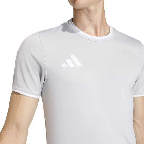 Adidas Entrada 26 Maillot Manches Courtes Hommes - Gris / Blanc