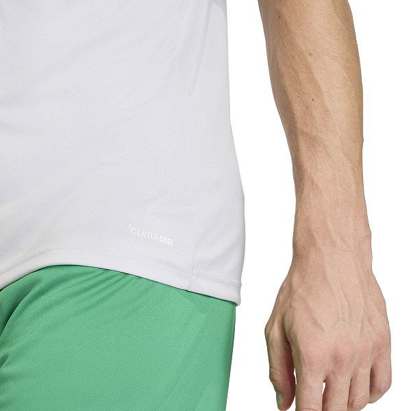 Adidas Entrada 26 Maillot Manches Courtes Hommes - Gris / Blanc