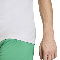 Présentation: Adidas Entrada 26 Maillot Manches Courtes Hommes - Gris / Blanc