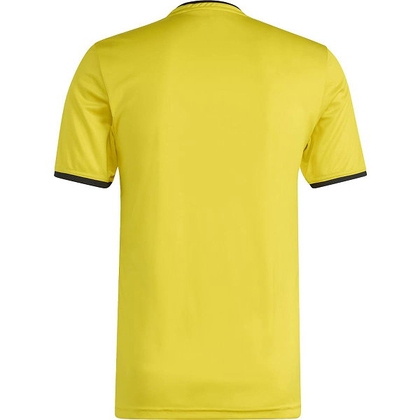 Adidas Entrada 26 Shirt Korte Mouw Heren - Geel / Zwart