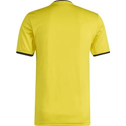 Voorvertoning: Adidas Entrada 26 Shirt Korte Mouw Heren - Geel / Zwart