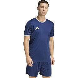 Présentation: Adidas Entrada 26 Maillot Manches Courtes Hommes - Marine / Blanc