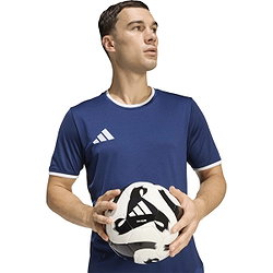 Présentation: Adidas Entrada 26 Maillot Manches Courtes Hommes - Marine / Blanc