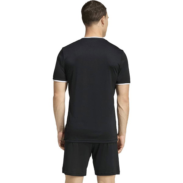 Adidas Entrada 26 Maillot Manches Courtes Hommes - Noir / Blanc