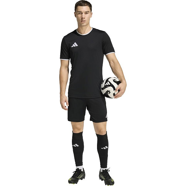 Adidas Entrada 26 Maillot Manches Courtes Hommes - Noir / Blanc