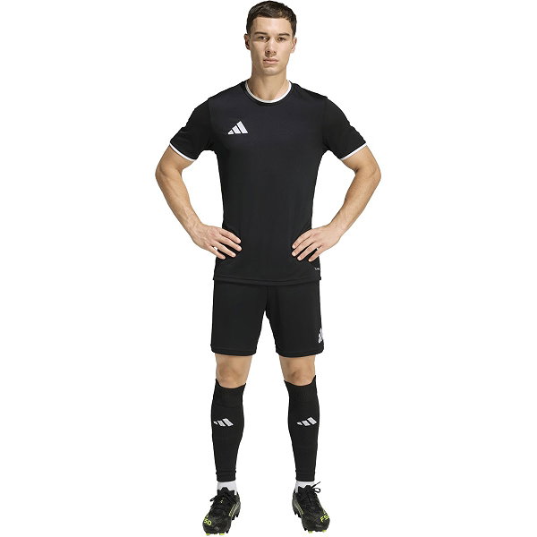 Adidas Entrada 26 Maillot Manches Courtes Hommes - Noir / Blanc