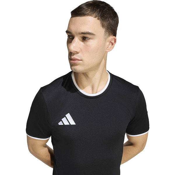 Adidas Entrada 26 Maillot Manches Courtes Hommes - Noir / Blanc