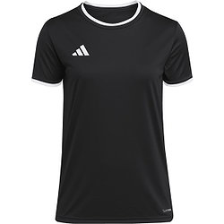 Présentation: Adidas Entrada 26 Maillot Manches Courtes Femmes - Noir / Blanc