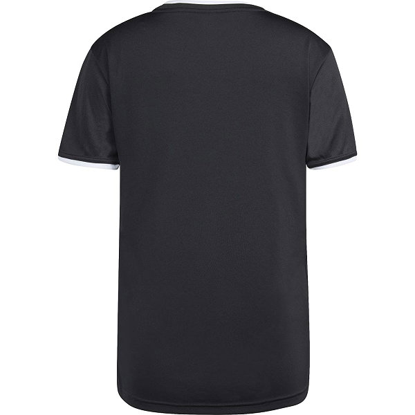 Adidas Entrada 26 Maillot Manches Courtes Femmes - Noir / Blanc