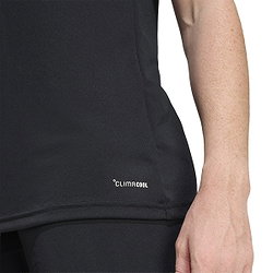 Présentation: Adidas Entrada 26 Maillot Manches Courtes Femmes - Noir / Blanc
