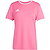 Adidas Entrada 26 Maillot Manches Courtes Femmes - Rose / Blanc