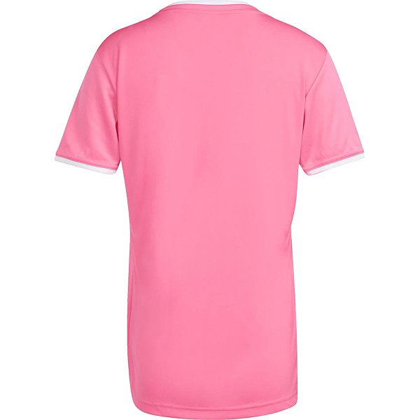 Adidas Entrada 26 Maillot Manches Courtes Femmes - Rose / Blanc