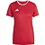Adidas Entrada 26 Maillot Manches Courtes Femmes - Rouge / Blanc