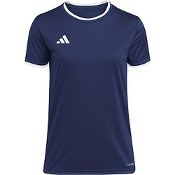 Voorvertoning: Adidas Entrada 26 Shirt Korte Mouw Dames - Marine / Wit