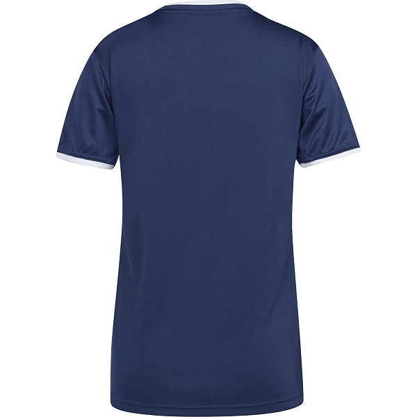 Adidas Entrada 26 Shirt Korte Mouw Dames - Marine / Wit