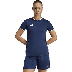 Voorvertoning: Adidas Entrada 26 Shirt Korte Mouw Dames - Marine / Wit