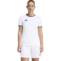 Présentation: Adidas Entrada 26 Maillot Manches Courtes Femmes - Blanc / Noir