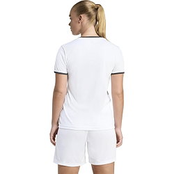 Présentation: Adidas Entrada 26 Maillot Manches Courtes Femmes - Blanc / Noir