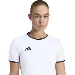 Présentation: Adidas Entrada 26 Maillot Manches Courtes Femmes - Blanc / Noir
