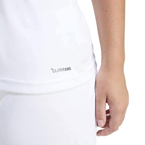 Adidas Entrada 26 Maillot Manches Courtes Femmes - Blanc / Noir