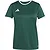 Adidas Entrada 26 Maillot Manches Courtes Femmes - Vert Foncé / Blanc