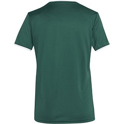 Présentation: Adidas Entrada 26 Maillot Manches Courtes Femmes - Vert Foncé / Blanc