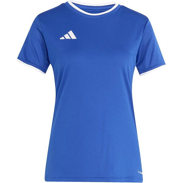 Adidas Entrada 26 Maillot Manches Courtes Femmes - Royal / Blanc