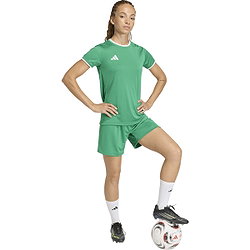 Présentation: Adidas Entrada 26 Maillot Manches Courtes Femmes - Vert / Blanc