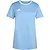 Adidas Entrada 26 Maillot Manches Courtes Femmes - Bleu Ciel / Blanc