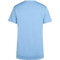 Présentation: Adidas Entrada 26 Maillot Manches Courtes Femmes - Bleu Ciel / Blanc