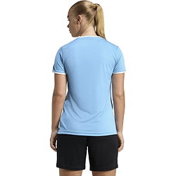 Présentation: Adidas Entrada 26 Maillot Manches Courtes Femmes - Bleu Ciel / Blanc