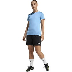 Présentation: Adidas Entrada 26 Maillot Manches Courtes Femmes - Bleu Ciel / Blanc