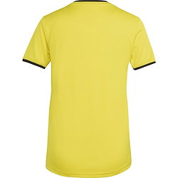 Présentation: Adidas Entrada 26 Maillot Manches Courtes Femmes - Jaune / Noir