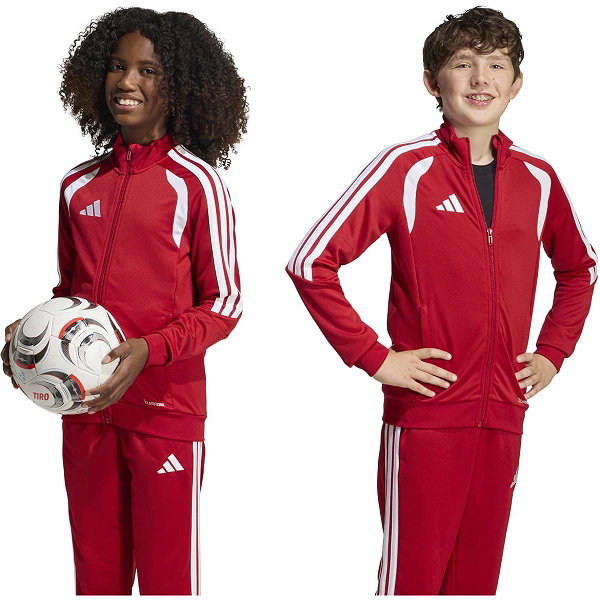 Adidas Tiro 26 League Trainingsjacke Kinder - Rot / Weiß