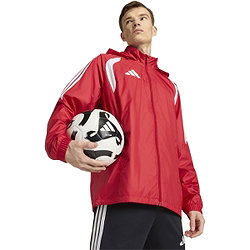 Présentation: Adidas Tiro 26 League Coupe-Vent Hommes - Rouge / Blanc
