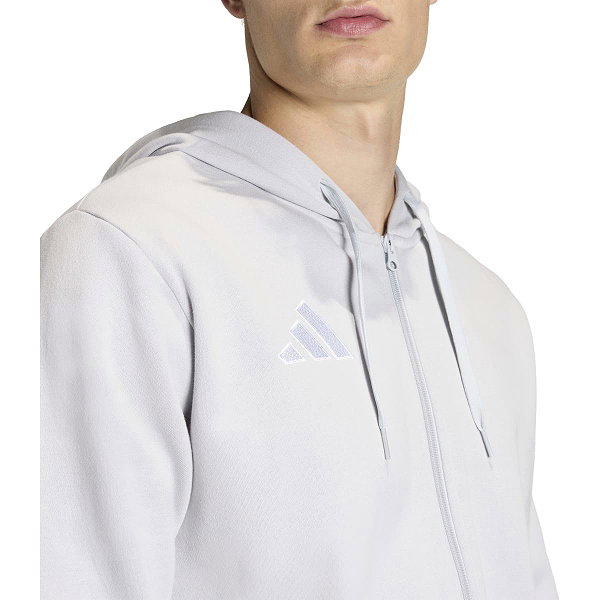 Adidas Entrada 26 Sweater Met Kap Heren - Lichtgrijs