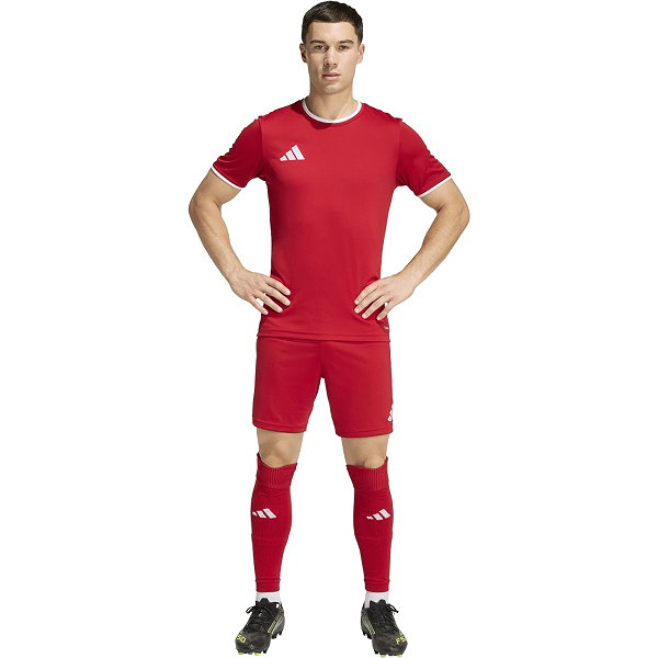 Adidas Entrada 26 Short Heren - Rood / Wit