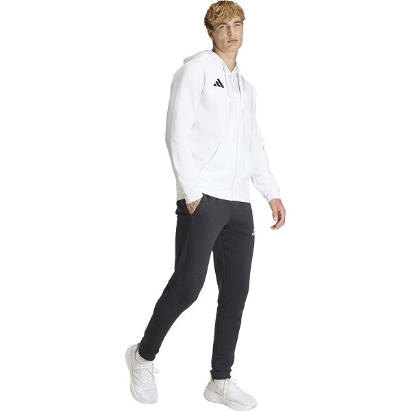 Adidas Entrada 26 Sweat À Capuchon Hommes - Blanc / Noir