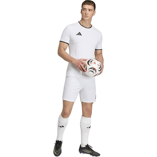Adidas Entrada 26 Short Hommes - Blanc / Noir