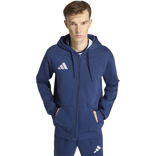 Adidas Entrada 26 Sweat À Capuchon Hommes - Blanc / Marine
