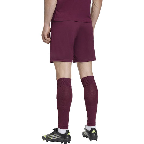 Adidas Entrada 26 Short Heren - Bordeaux / Wit