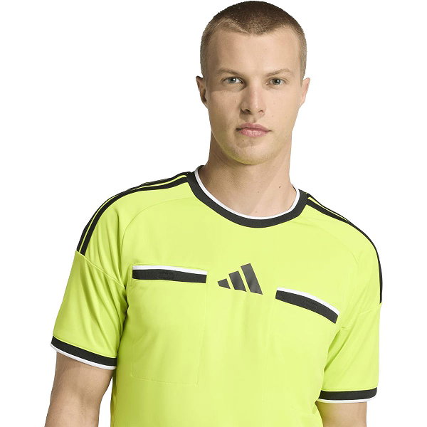 Adidas Referee 26 Scheidsrechtersshirt Korte Mouw Heren - Fluogeel