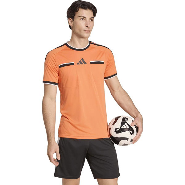 Adidas Referee 26 Scheidsrechtersshirt Korte Mouw Heren - Fluo Oranje