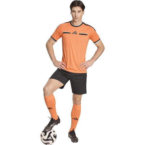 Adidas Referee 26 Scheidsrechtersshirt Korte Mouw Heren - Fluo Oranje