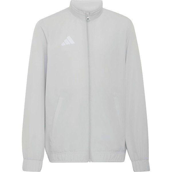 Adidas Entrada 26 Veste Loisir Enfants - Gris / Blanc