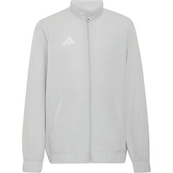 Adidas Entrada 26 Veste Loisir Enfants - Gris / Blanc