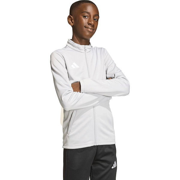 Adidas Entrada 26 Veste D'entraînement Enfants - Gris / Blanc