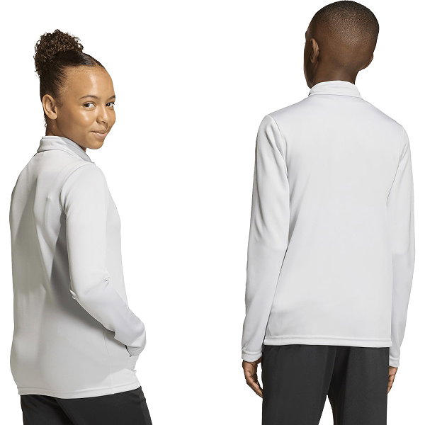 Adidas Entrada 26 Veste D'entraînement Enfants - Gris / Blanc